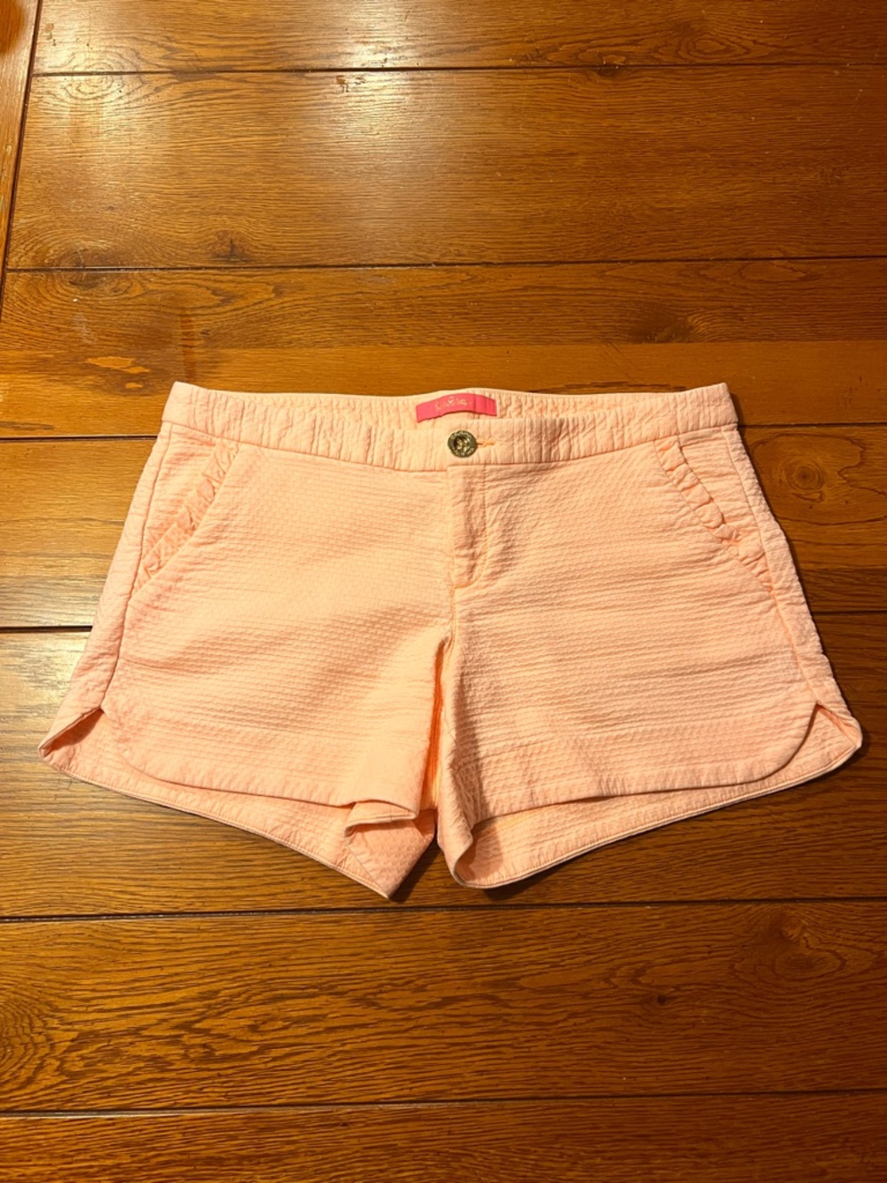 Lilly Pulitzer Cotton Stretch Cantaloupe Shorts